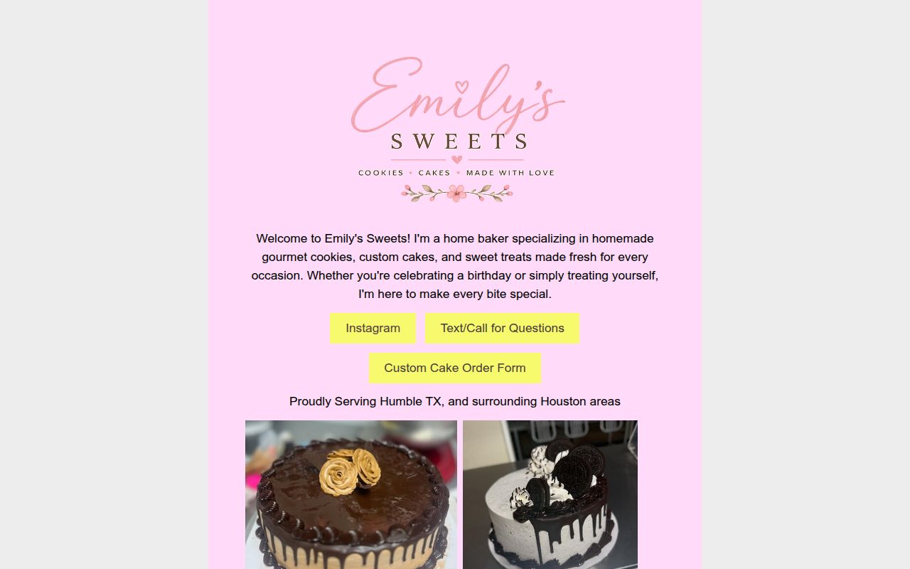 Emily's Sweets cover